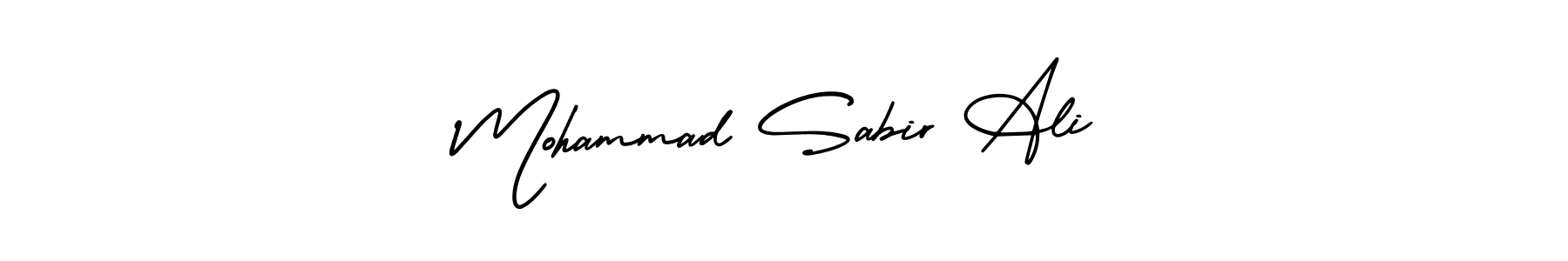 Design your own signature with our free online signature maker. With this signature software, you can create a handwritten (AmerikaSignatureDemo-Regular) signature for name Mohammad Sabir Ali. Mohammad Sabir Ali signature style 3 images and pictures png