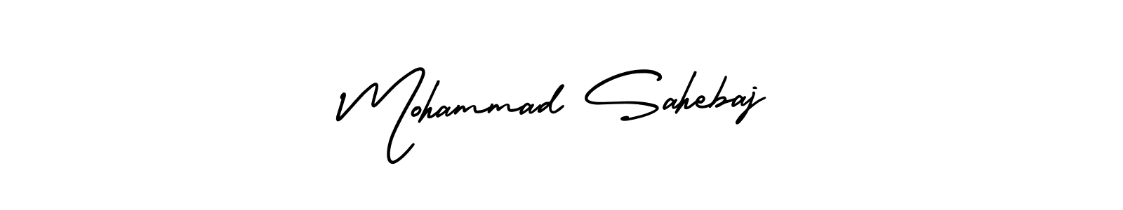 How to Draw Mohammad Sahebaj signature style? AmerikaSignatureDemo-Regular is a latest design signature styles for name Mohammad Sahebaj. Mohammad Sahebaj signature style 3 images and pictures png