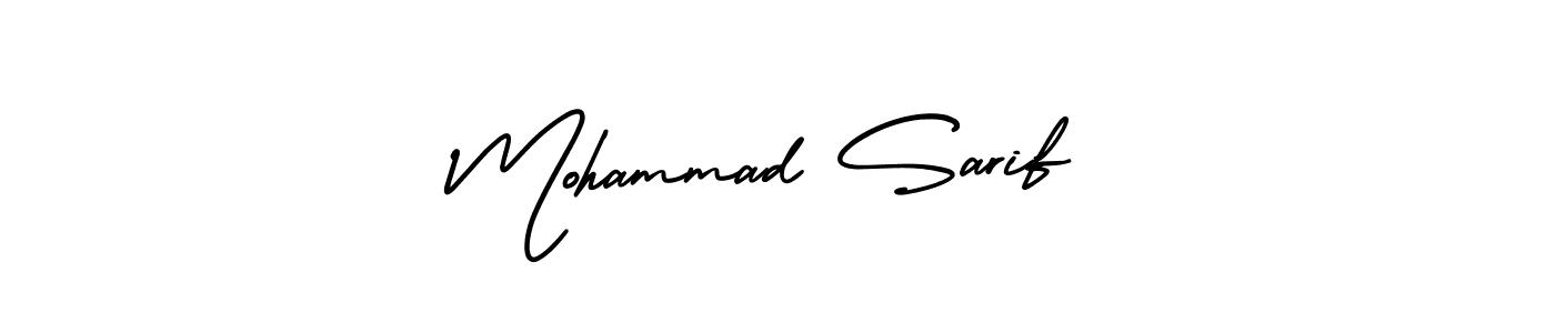 This is the best signature style for the Mohammad Sarif name. Also you like these signature font (AmerikaSignatureDemo-Regular). Mix name signature. Mohammad Sarif signature style 3 images and pictures png