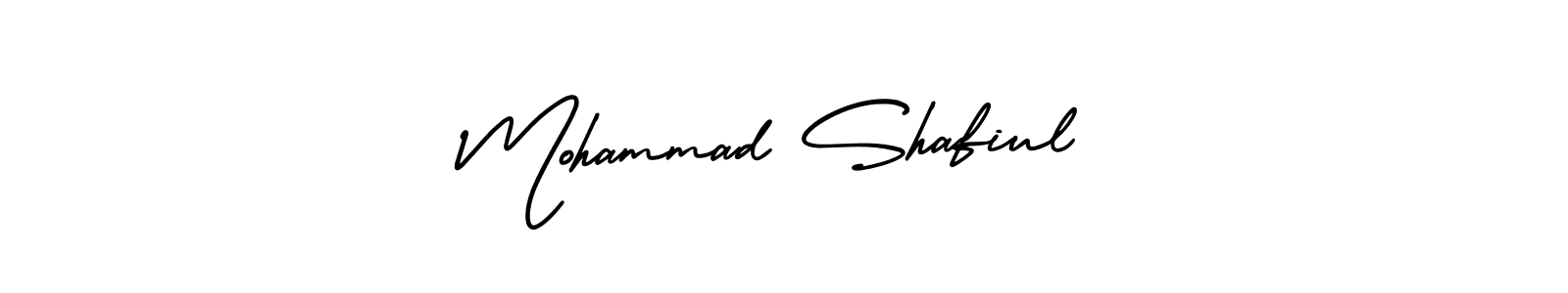 How to Draw Mohammad Shafiul signature style? AmerikaSignatureDemo-Regular is a latest design signature styles for name Mohammad Shafiul. Mohammad Shafiul signature style 3 images and pictures png