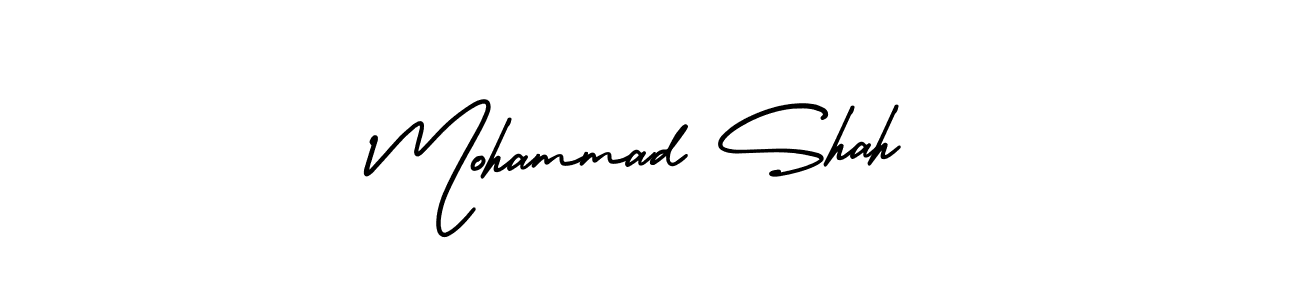 Mohammad Shah stylish signature style. Best Handwritten Sign (AmerikaSignatureDemo-Regular) for my name. Handwritten Signature Collection Ideas for my name Mohammad Shah. Mohammad Shah signature style 3 images and pictures png