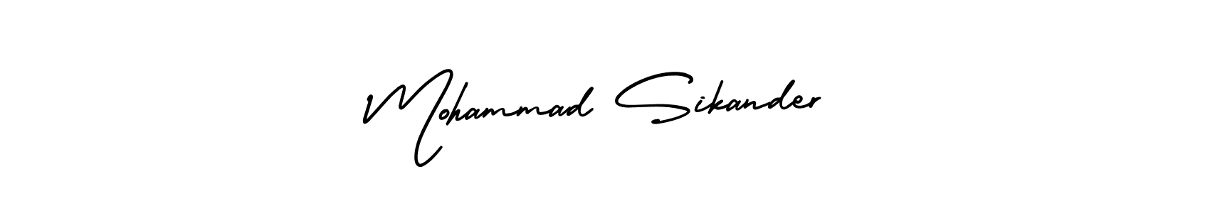 Here are the top 10 professional signature styles for the name Mohammad Sikander. These are the best autograph styles you can use for your name. Mohammad Sikander signature style 3 images and pictures png