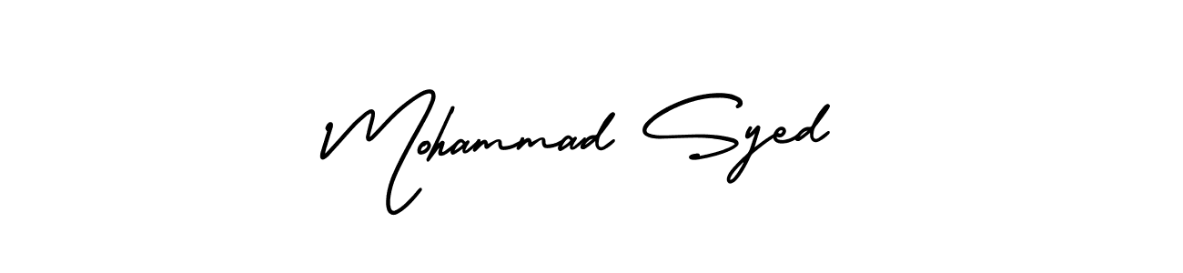 How to Draw Mohammad Syed signature style? AmerikaSignatureDemo-Regular is a latest design signature styles for name Mohammad Syed. Mohammad Syed signature style 3 images and pictures png