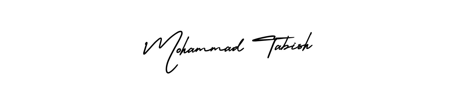 How to make Mohammad Tabish signature? AmerikaSignatureDemo-Regular is a professional autograph style. Create handwritten signature for Mohammad Tabish name. Mohammad Tabish signature style 3 images and pictures png