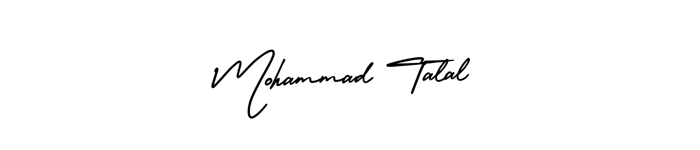 if you are searching for the best signature style for your name Mohammad Talal. so please give up your signature search. here we have designed multiple signature styles  using AmerikaSignatureDemo-Regular. Mohammad Talal signature style 3 images and pictures png