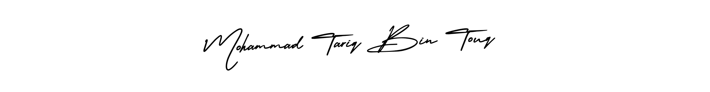 Create a beautiful signature design for name Mohammad Tariq Bin Touq. With this signature (AmerikaSignatureDemo-Regular) fonts, you can make a handwritten signature for free. Mohammad Tariq Bin Touq signature style 3 images and pictures png