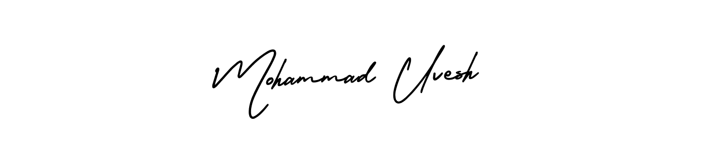 Create a beautiful signature design for name Mohammad Uvesh. With this signature (AmerikaSignatureDemo-Regular) fonts, you can make a handwritten signature for free. Mohammad Uvesh signature style 3 images and pictures png