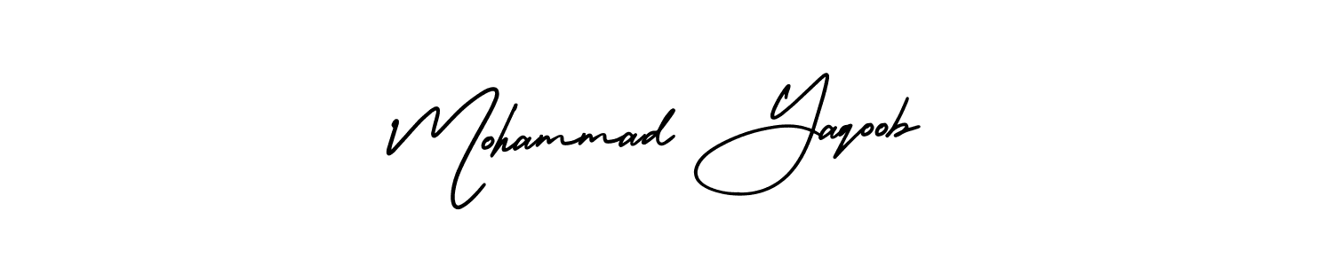 Similarly AmerikaSignatureDemo-Regular is the best handwritten signature design. Signature creator online .You can use it as an online autograph creator for name Mohammad Yaqoob. Mohammad Yaqoob signature style 3 images and pictures png