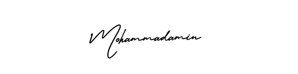 Also we have Mohammadamin name is the best signature style. Create professional handwritten signature collection using AmerikaSignatureDemo-Regular autograph style. Mohammadamin signature style 3 images and pictures png