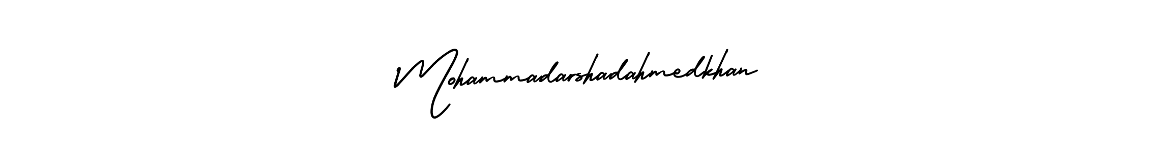 Design your own signature with our free online signature maker. With this signature software, you can create a handwritten (AmerikaSignatureDemo-Regular) signature for name Mohammadarshadahmedkhan. Mohammadarshadahmedkhan signature style 3 images and pictures png