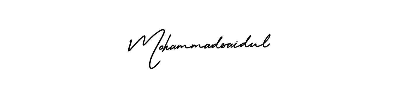 You can use this online signature creator to create a handwritten signature for the name Mohammadsaidul. This is the best online autograph maker. Mohammadsaidul signature style 3 images and pictures png