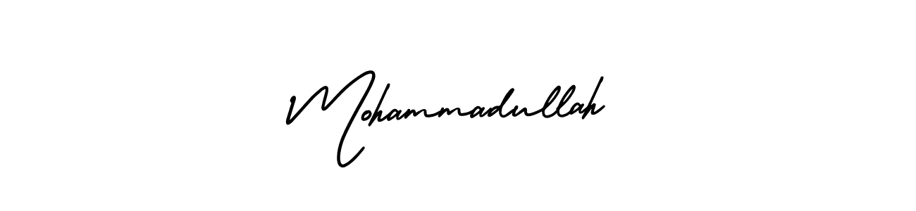 How to make Mohammadullah signature? AmerikaSignatureDemo-Regular is a professional autograph style. Create handwritten signature for Mohammadullah name. Mohammadullah signature style 3 images and pictures png