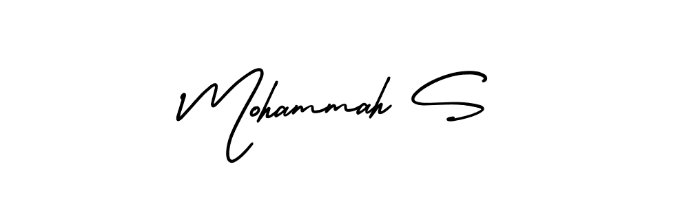 Also we have Mohammah S name is the best signature style. Create professional handwritten signature collection using AmerikaSignatureDemo-Regular autograph style. Mohammah S signature style 3 images and pictures png