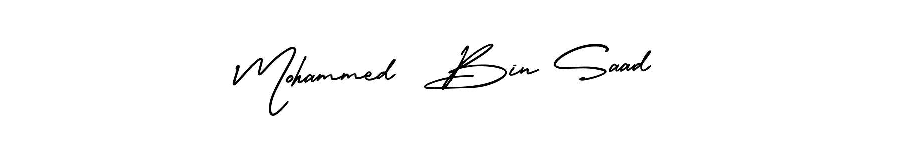 See photos of Mohammed  Bin Saad official signature by Spectra . Check more albums & portfolios. Read reviews & check more about AmerikaSignatureDemo-Regular font. Mohammed  Bin Saad signature style 3 images and pictures png