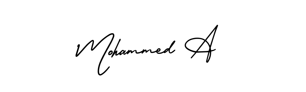 You should practise on your own different ways (AmerikaSignatureDemo-Regular) to write your name (Mohammed A) in signature. don't let someone else do it for you. Mohammed A signature style 3 images and pictures png