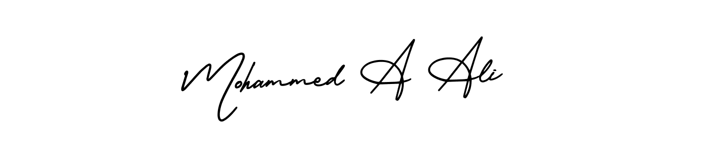 Here are the top 10 professional signature styles for the name Mohammed A Ali. These are the best autograph styles you can use for your name. Mohammed A Ali signature style 3 images and pictures png