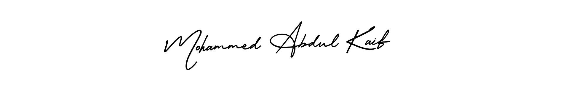 How to make Mohammed Abdul Kaif signature? AmerikaSignatureDemo-Regular is a professional autograph style. Create handwritten signature for Mohammed Abdul Kaif name. Mohammed Abdul Kaif signature style 3 images and pictures png