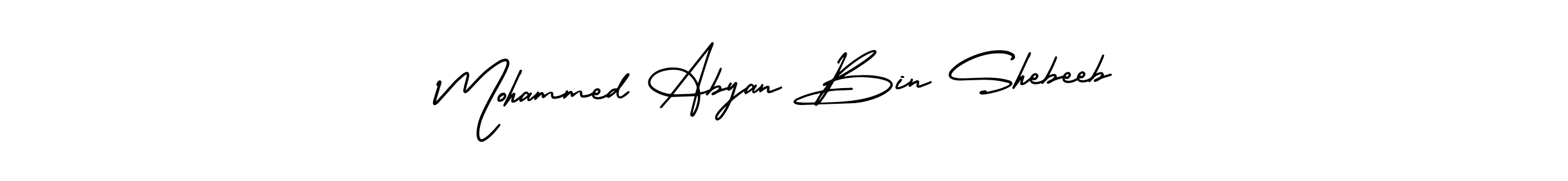 Once you've used our free online signature maker to create your best signature AmerikaSignatureDemo-Regular style, it's time to enjoy all of the benefits that Mohammed Abyan Bin Shebeeb name signing documents. Mohammed Abyan Bin Shebeeb signature style 3 images and pictures png