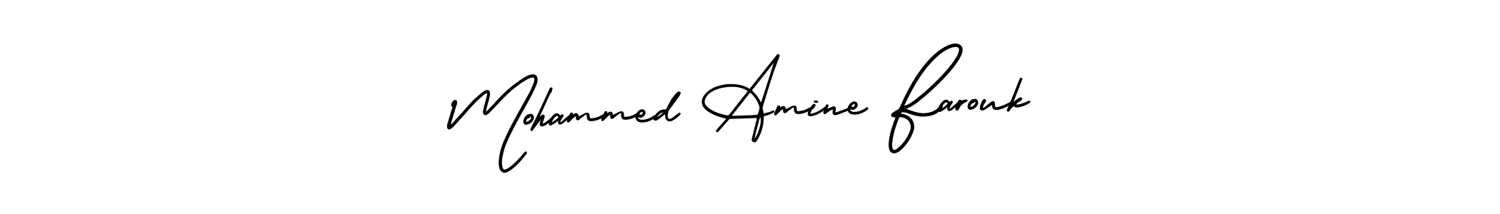 AmerikaSignatureDemo-Regular is a professional signature style that is perfect for those who want to add a touch of class to their signature. It is also a great choice for those who want to make their signature more unique. Get Mohammed Amine Farouk name to fancy signature for free. Mohammed Amine Farouk signature style 3 images and pictures png