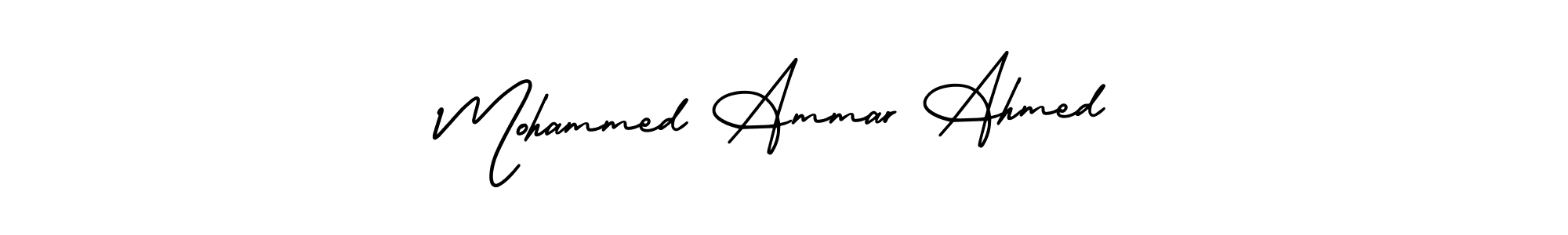 You can use this online signature creator to create a handwritten signature for the name Mohammed Ammar Ahmed. This is the best online autograph maker. Mohammed Ammar Ahmed signature style 3 images and pictures png