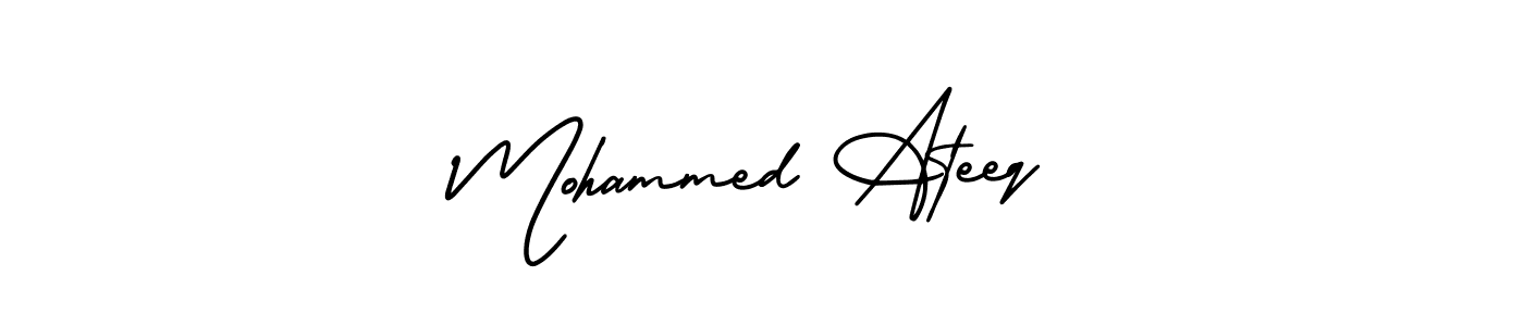 Here are the top 10 professional signature styles for the name Mohammed Ateeq. These are the best autograph styles you can use for your name. Mohammed Ateeq signature style 3 images and pictures png