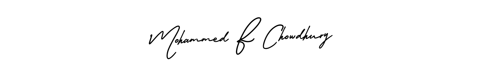 Once you've used our free online signature maker to create your best signature AmerikaSignatureDemo-Regular style, it's time to enjoy all of the benefits that Mohammed F Chowdhury name signing documents. Mohammed F Chowdhury signature style 3 images and pictures png