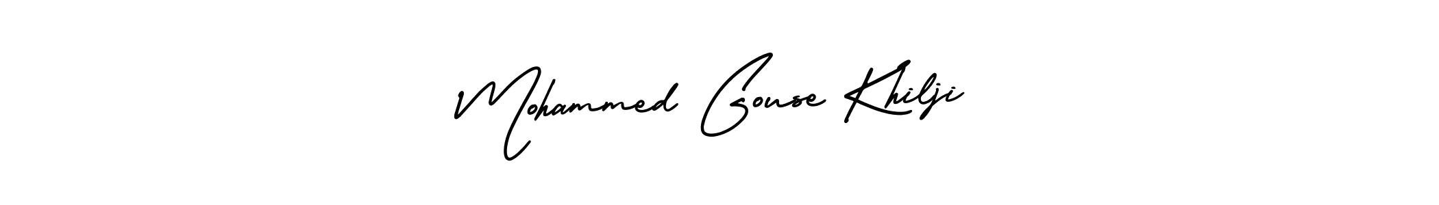 Similarly AmerikaSignatureDemo-Regular is the best handwritten signature design. Signature creator online .You can use it as an online autograph creator for name Mohammed Gouse Khilji. Mohammed Gouse Khilji signature style 3 images and pictures png