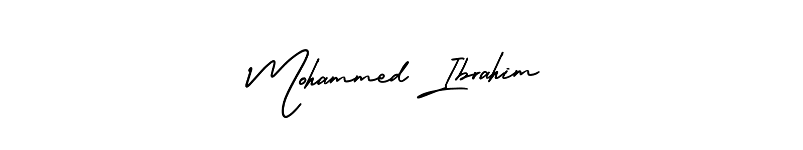 Also You can easily find your signature by using the search form. We will create Mohammed Ibrahim name handwritten signature images for you free of cost using AmerikaSignatureDemo-Regular sign style. Mohammed Ibrahim signature style 3 images and pictures png