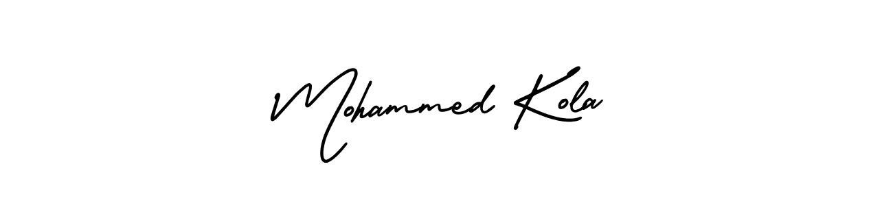 You can use this online signature creator to create a handwritten signature for the name Mohammed Kola. This is the best online autograph maker. Mohammed Kola signature style 3 images and pictures png
