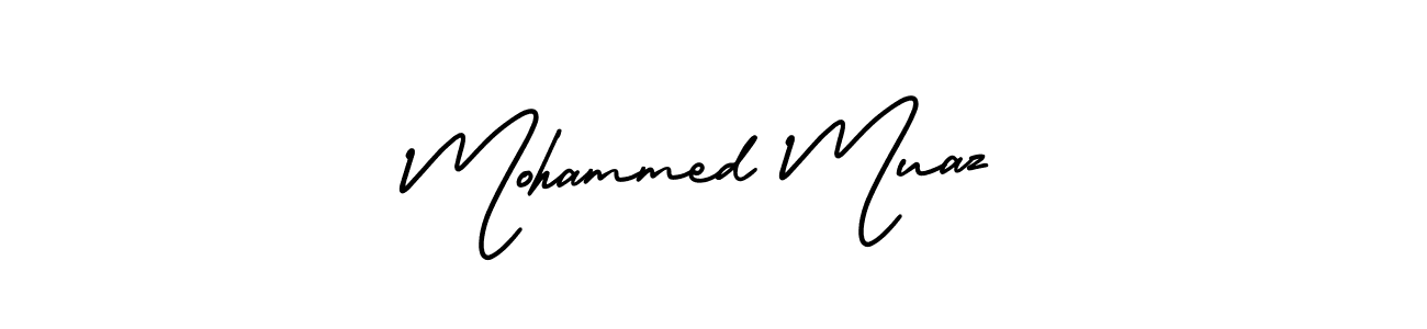 You can use this online signature creator to create a handwritten signature for the name Mohammed Muaz. This is the best online autograph maker. Mohammed Muaz signature style 3 images and pictures png