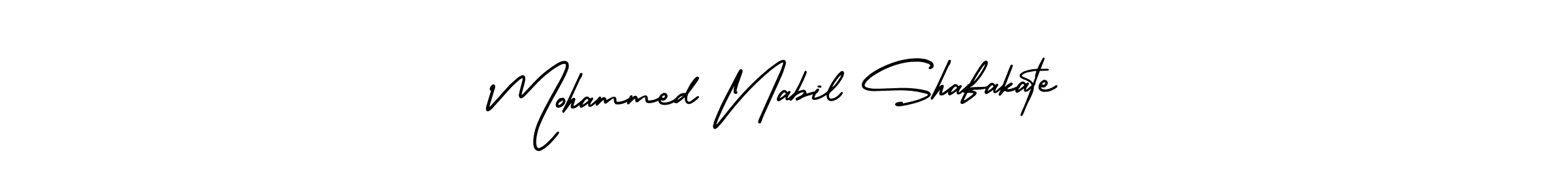 Also we have Mohammed Nabil Shafakate name is the best signature style. Create professional handwritten signature collection using AmerikaSignatureDemo-Regular autograph style. Mohammed Nabil Shafakate signature style 3 images and pictures png