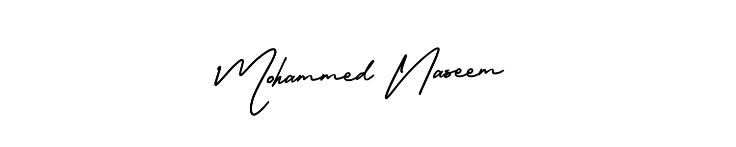 How to Draw Mohammed Naseem signature style? AmerikaSignatureDemo-Regular is a latest design signature styles for name Mohammed Naseem. Mohammed Naseem signature style 3 images and pictures png