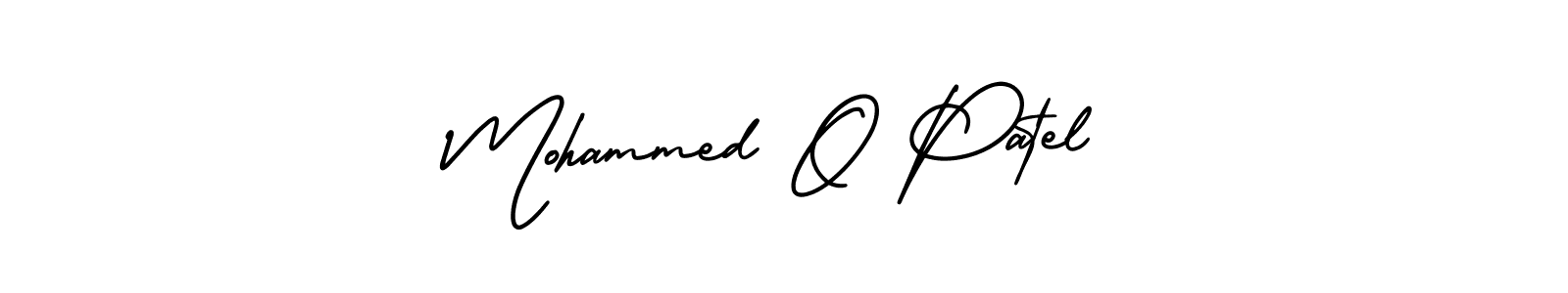 Also You can easily find your signature by using the search form. We will create Mohammed O Patel name handwritten signature images for you free of cost using AmerikaSignatureDemo-Regular sign style. Mohammed O Patel signature style 3 images and pictures png