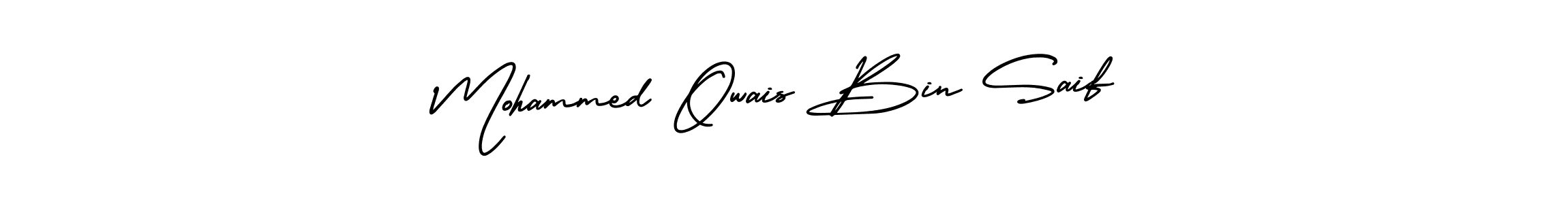 Similarly AmerikaSignatureDemo-Regular is the best handwritten signature design. Signature creator online .You can use it as an online autograph creator for name Mohammed Owais Bin Saif. Mohammed Owais Bin Saif signature style 3 images and pictures png