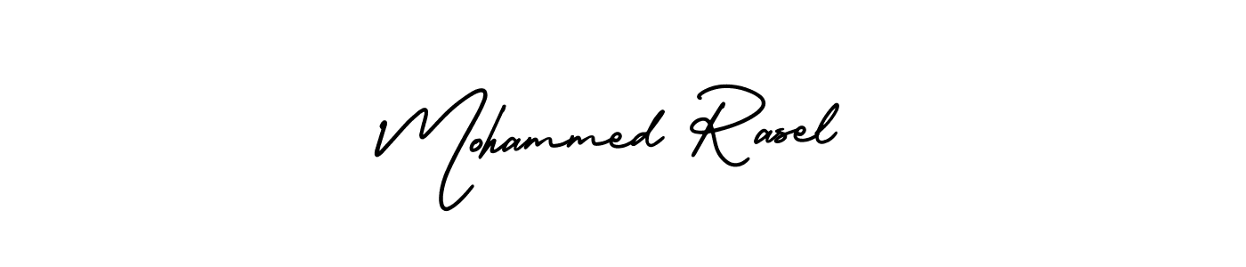 Also You can easily find your signature by using the search form. We will create Mohammed Rasel name handwritten signature images for you free of cost using AmerikaSignatureDemo-Regular sign style. Mohammed Rasel signature style 3 images and pictures png