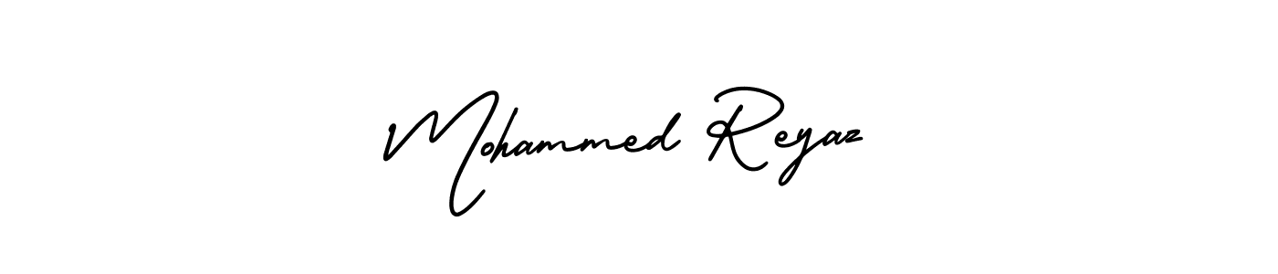 Create a beautiful signature design for name Mohammed Reyaz. With this signature (AmerikaSignatureDemo-Regular) fonts, you can make a handwritten signature for free. Mohammed Reyaz signature style 3 images and pictures png