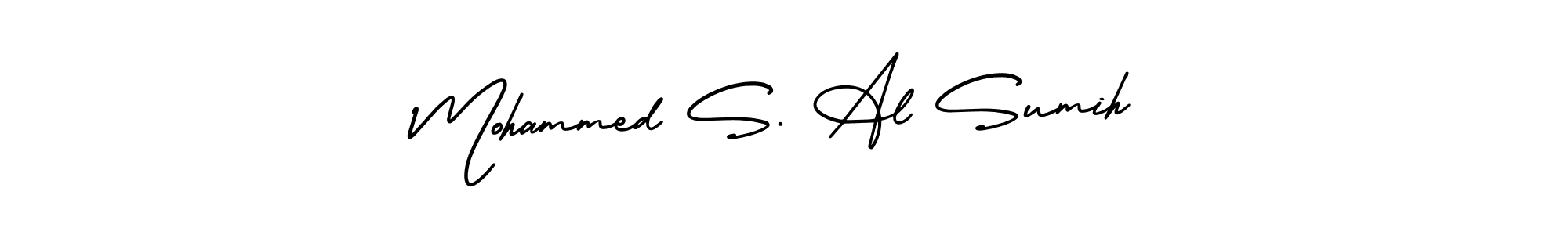 Make a beautiful signature design for name Mohammed S. Al Sumih. With this signature (AmerikaSignatureDemo-Regular) style, you can create a handwritten signature for free. Mohammed S. Al Sumih signature style 3 images and pictures png