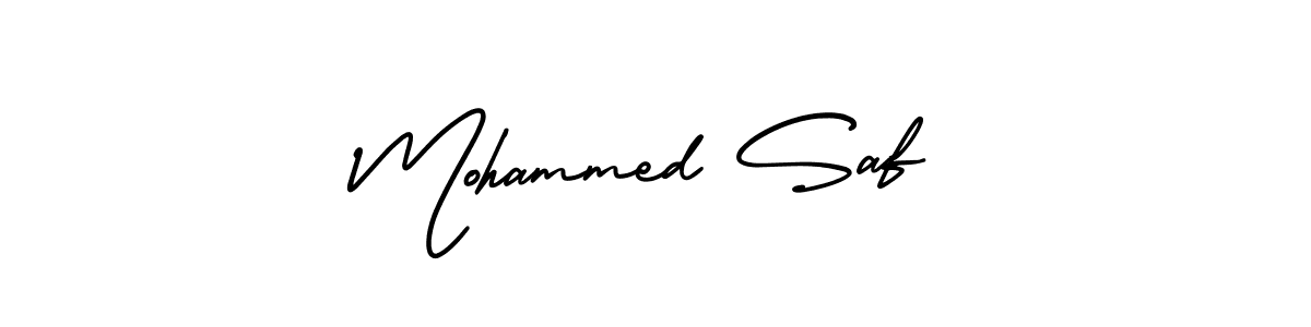 Also we have Mohammed Saf name is the best signature style. Create professional handwritten signature collection using AmerikaSignatureDemo-Regular autograph style. Mohammed Saf signature style 3 images and pictures png