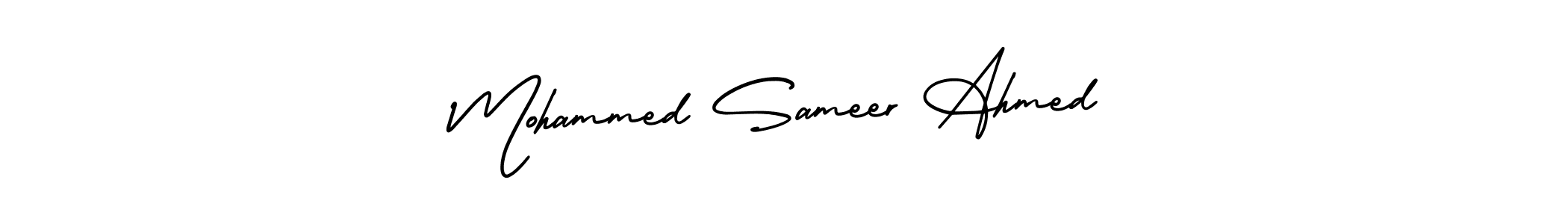 Best and Professional Signature Style for Mohammed Sameer Ahmed. AmerikaSignatureDemo-Regular Best Signature Style Collection. Mohammed Sameer Ahmed signature style 3 images and pictures png