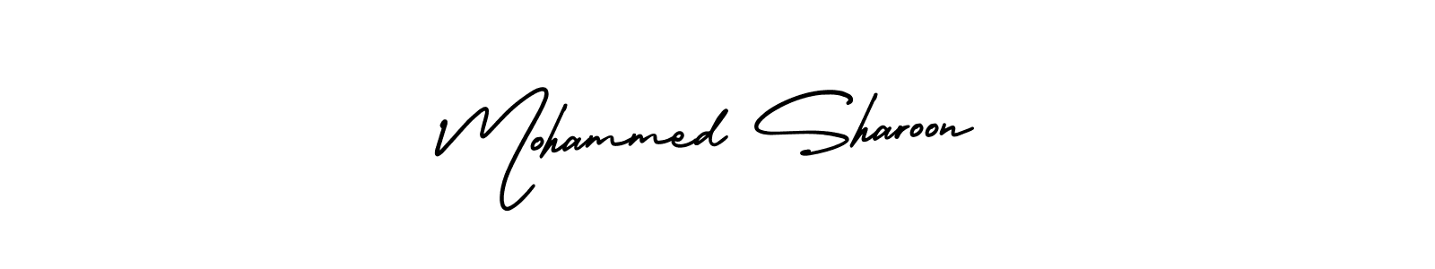 Also You can easily find your signature by using the search form. We will create Mohammed Sharoon name handwritten signature images for you free of cost using AmerikaSignatureDemo-Regular sign style. Mohammed Sharoon signature style 3 images and pictures png