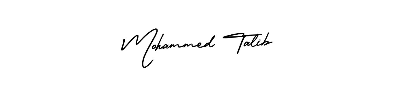 How to Draw Mohammed Talib signature style? AmerikaSignatureDemo-Regular is a latest design signature styles for name Mohammed Talib. Mohammed Talib signature style 3 images and pictures png