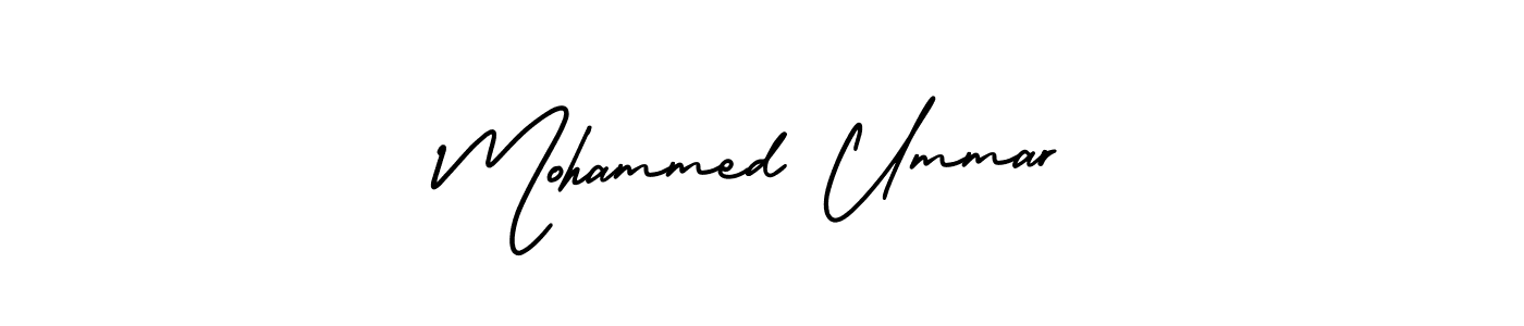 How to make Mohammed Ummar signature? AmerikaSignatureDemo-Regular is a professional autograph style. Create handwritten signature for Mohammed Ummar name. Mohammed Ummar signature style 3 images and pictures png