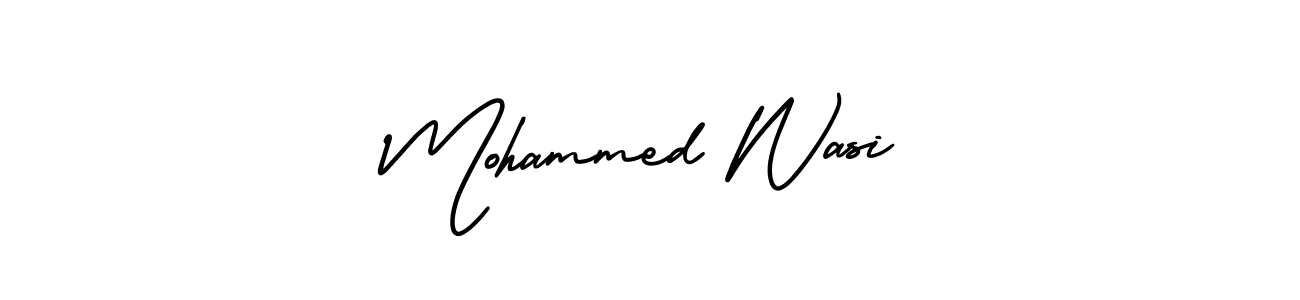 Also we have Mohammed Wasi name is the best signature style. Create professional handwritten signature collection using AmerikaSignatureDemo-Regular autograph style. Mohammed Wasi signature style 3 images and pictures png