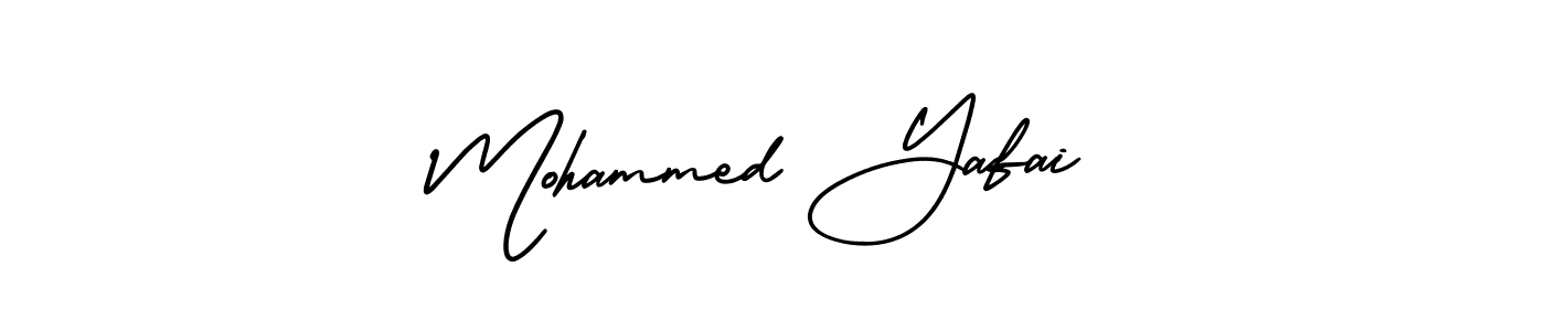 Design your own signature with our free online signature maker. With this signature software, you can create a handwritten (AmerikaSignatureDemo-Regular) signature for name Mohammed Yafai. Mohammed Yafai signature style 3 images and pictures png