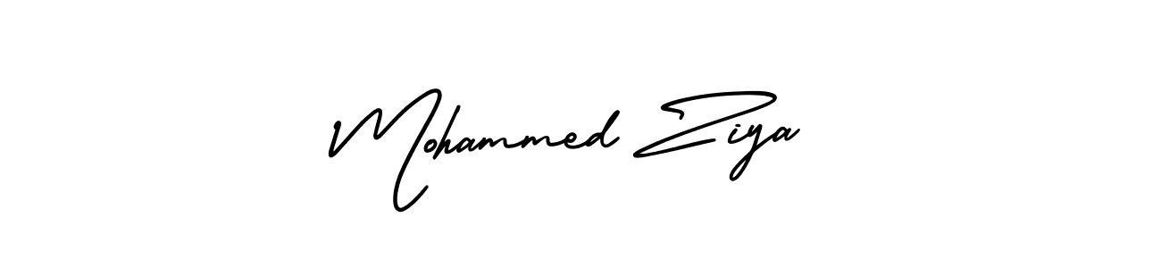 It looks lik you need a new signature style for name Mohammed Ziya. Design unique handwritten (AmerikaSignatureDemo-Regular) signature with our free signature maker in just a few clicks. Mohammed Ziya signature style 3 images and pictures png