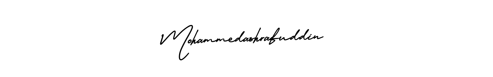Mohammedashrafuddin stylish signature style. Best Handwritten Sign (AmerikaSignatureDemo-Regular) for my name. Handwritten Signature Collection Ideas for my name Mohammedashrafuddin. Mohammedashrafuddin signature style 3 images and pictures png