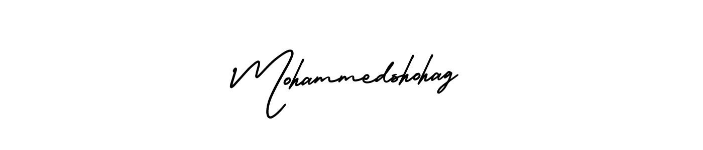 Make a beautiful signature design for name Mohammedshohag. With this signature (AmerikaSignatureDemo-Regular) style, you can create a handwritten signature for free. Mohammedshohag signature style 3 images and pictures png