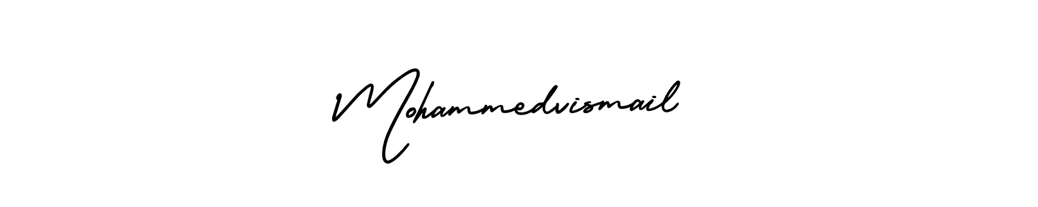 if you are searching for the best signature style for your name Mohammedvismail. so please give up your signature search. here we have designed multiple signature styles  using AmerikaSignatureDemo-Regular. Mohammedvismail signature style 3 images and pictures png