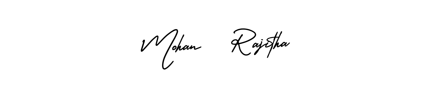 Best and Professional Signature Style for Mohan   Rajitha. AmerikaSignatureDemo-Regular Best Signature Style Collection. Mohan   Rajitha signature style 3 images and pictures png