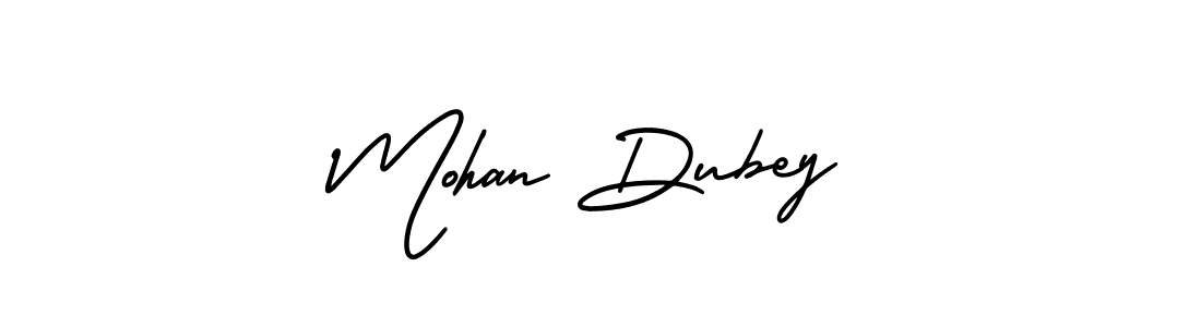 How to make Mohan Dubey name signature. Use AmerikaSignatureDemo-Regular style for creating short signs online. This is the latest handwritten sign. Mohan Dubey signature style 3 images and pictures png